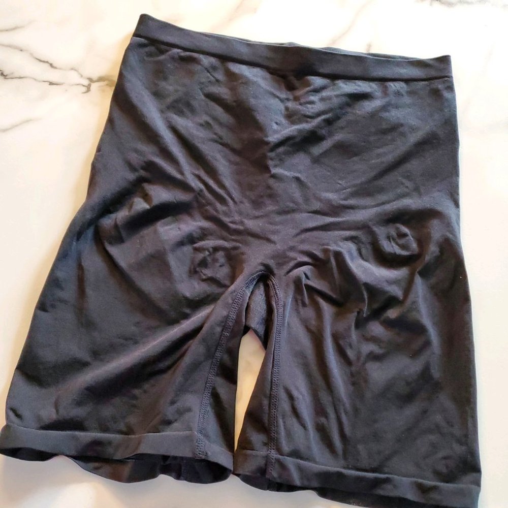 Maidenform Seamless Thigh Slimmer #12627  Black size 2XL